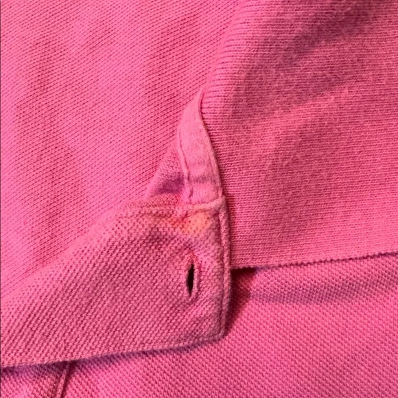 Polo Ralph Lauren mens 3XB Big pink big pony mesh cotton pique polo shirt EUC - Picture 3 of 6